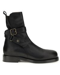 Burberry - Buckle Ankle Boots - Lyst
