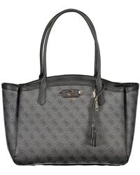 Guess - Black Polyurethane 's Bag - Lyst