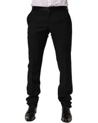 Dolce & Gabbana - Wool Formal Dress Trouser Pants 02+Wv - Lyst