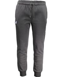 K-Way - Black Cotton Pant - 2xs - Lyst