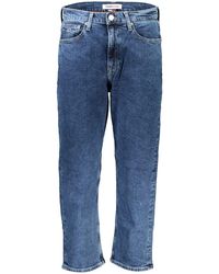 Tommy Hilfiger - Blu Cotton Jeans - Lyst
