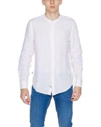 Blauer - Multicolor Linen Dress Shirt - Lyst