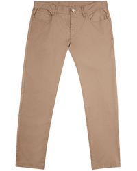 Armani Exchange - Chic Cotton Regular Fit Trousers - Lyst