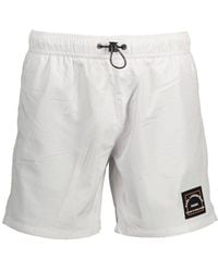 KARL LAGERFELD - Bianco Polyester Men's Swim Boxer - Lyst
