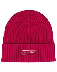 Calvin Klein - Pink Cotton Cap (baseball Hat) - Lyst