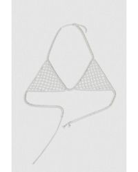 Patrizia Pepe - White Copper Bra - Lyst