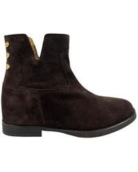 Borbonese - Brown Leather Boot - Lyst
