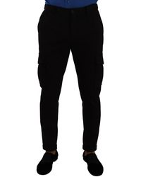 Dolce & Gabbana - Elegant Slim Fit Cargo Pants - Lyst