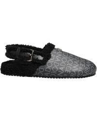 Dolce & Gabbana Faux-Fur Sandals in Natural for Men | Lyst display picture 1