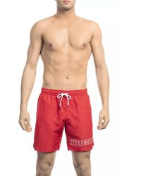 Bikkembergs - Chic Swim Shorts With Print Detail - Lyst