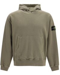 Stone Island - Bicolor Cotton Sweatshirt - Lyst