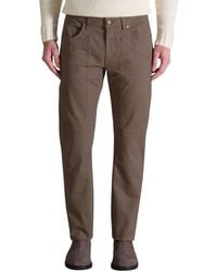 Jeckerson - Brown Cotton Skinny Pants - Lyst