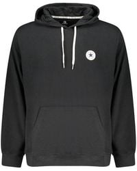 Converse - Black Cotton Men's Sweatshirt - Lyst