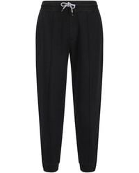 Brunello Cucinelli - Black Cotton Joggers (workout Pants) - Lyst