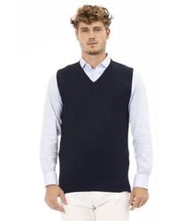 Alpha Studio - Chic V-neck Ribbed Knit Vest In Elegant - Lyst
