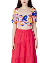 ONLY - Yellow Viscose Tops & T - Lyst