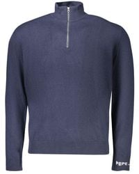 Pepe Jeans - Blue Cotton Men Sweater - Lyst