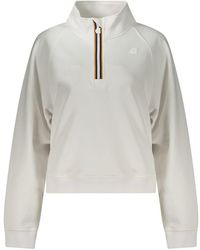 K-Way - White Polyester Sweater - L - Lyst