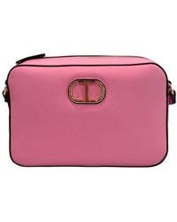 Twinset - Pink Pu Crossbody Bag - Lyst