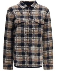 Guest In Residence - Brown Cashmere Pattern Shirt - Lyst
