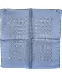 Dolce & Gabbana - Light Blue Silk Square Men Foulard Scarf - Lyst