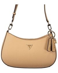 Guess - Beige Polyurethane 's Bag - Lyst