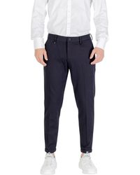 Antony Morato - Blue Viscose Dress Pants - Lyst