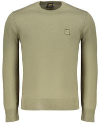 BOSS - Green Cotton Men's Shirt - Lyst