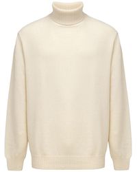 Cruciani - White Cashmere Turtleneck - Lyst