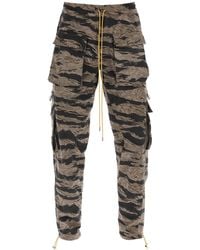 Rhude - Cargo Pants With 'tiger Camo' Motif All-over - Lyst