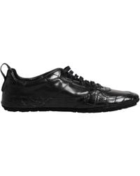 Dolce & Gabbana - Exotic Leather Low Top Sneakers Shoes - Lyst
