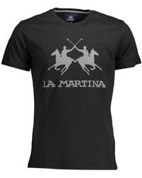 La Martina - Cotton T-Shirt - Lyst