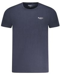 Pepe Jeans - Blue Cotton Men T - Lyst