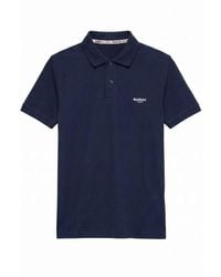 Baldinini - Blue Cotton Men's Polo - Lyst