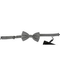 Dolce & Gabbana - Circles Adjustable Neck Papillon Bow Tie - Lyst