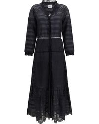 Isabel Marant - Black Cotton Casual Dress - Lyst