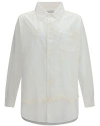 Our Legacy - White Cotton Pattern Shirt - Lyst