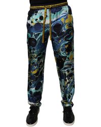 Dolce & Gabbana - Marble Print Jogger Sweatmen's Pants - Lyst
