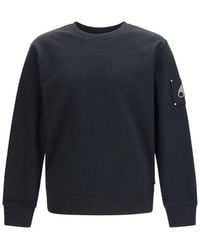 Moose Knuckles - Black Cotton Sweatshirt - Lyst