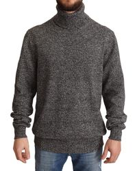 Dolce & Gabbana - Elegant Cashmere Turtleneck Sweater - Lyst