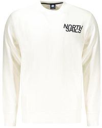 North Sails - White Cotton Men's Sweatshirt - Lyst