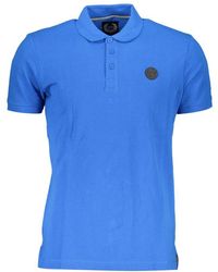 Gianmarco Venturi - Blu Cotton Men Polo - Lyst