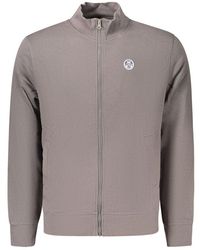 North Sails - Gray Cotton Men's Sweatshirt - Lyst