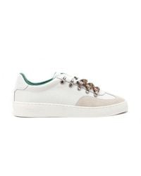 Scotch & Soda - Leather Low Top Sneakers - Lyst
