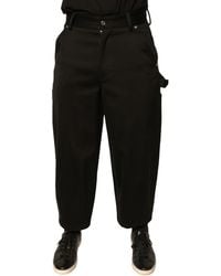 Dolce & Gabbana - Cotton Mid Waist Cropped Pants - Lyst