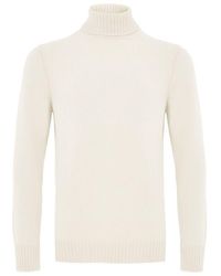 Gran Sasso - White Wool Turtleneck - Lyst