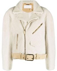 Chloé - Faux Fur Jacket - Lyst