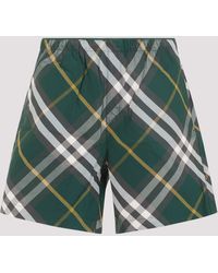Burberry - Ivy Green Swim Shorts - Lyst