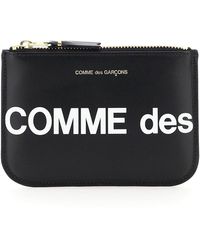 Comme des Garçons - Comme Des Garcons Wallet Pouch With Huge Logo - Lyst