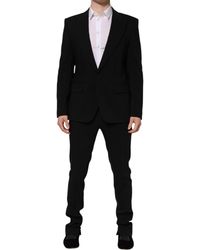 Dolce & Gabbana - Martini Single Breasted 2 Piece Suit Cotton Viscose Elastane - Lyst